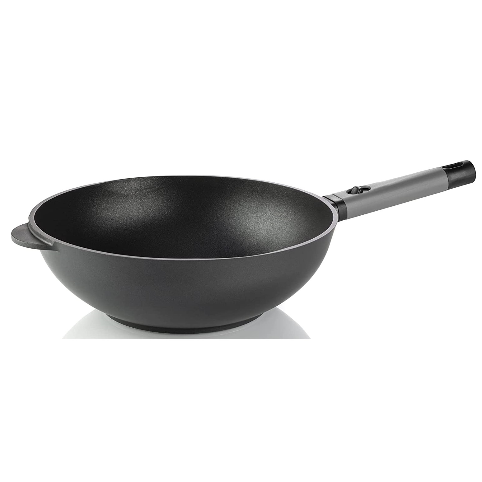 Guzzini Padella Wok antiaderente cm 32 Cook Space manico removibile